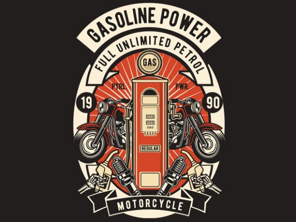 Gasoline Power buy t shirt design Gasoline Power buy t shirt design