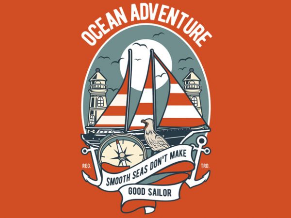 Ocean Adventure buy t shirt design Ocean Adventure buy t shirt design