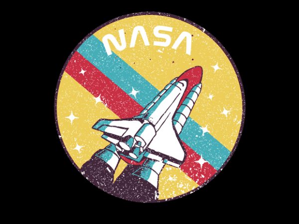 USA Space Agency Vintage buy t shirt design USA Space Agency Vintage buy t shirt design