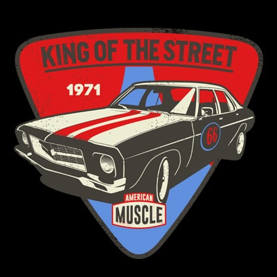 KING OF THE STREET t shirt vector art KING OF THE STREET t shirt vector art