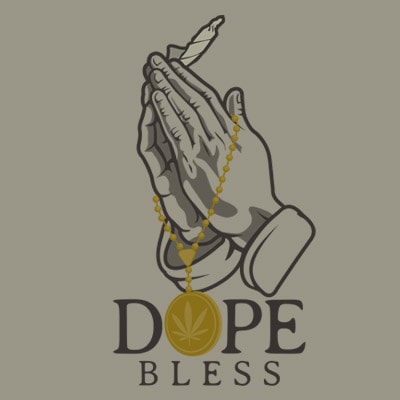 DOPE BLESS t shirt vector illustration DOPE BLESS t shirt vector illustration