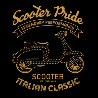 SCOOTER PRIDE t shirt template vector SCOOTER PRIDE t shirt template vector