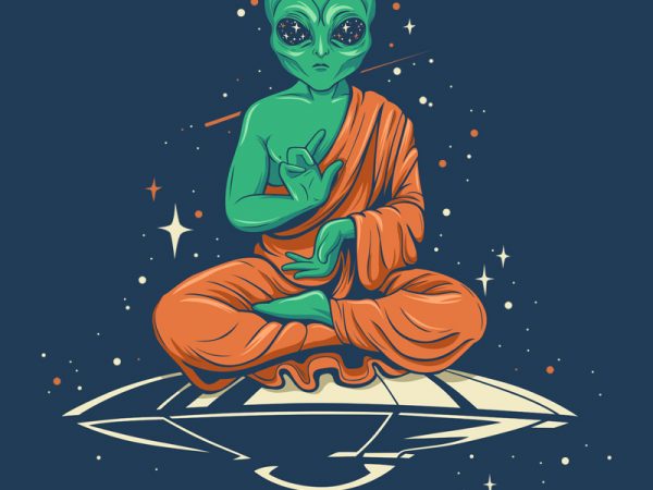 Alien Buddha buy t shirt design Alien Buddha buy t shirt design