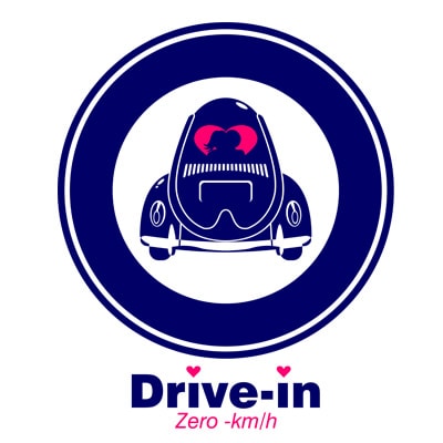 DRIVE IN t shirt vector illustration DRIVE IN t shirt vector illustration