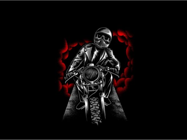 Ride to Hell t shirt design online Ride to Hell t shirt design online