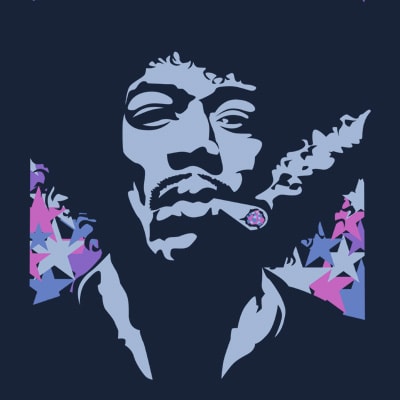 JIMI HENDRIX vector clipart JIMI HENDRIX vector clipart