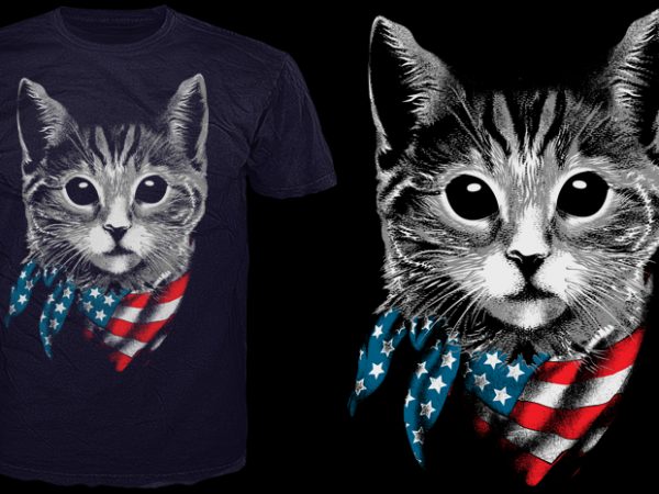 4th july Cat present 4th july Cat present