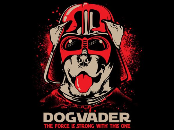 Dog vader t shirt vector illustration Dog vader t shirt vector illustration