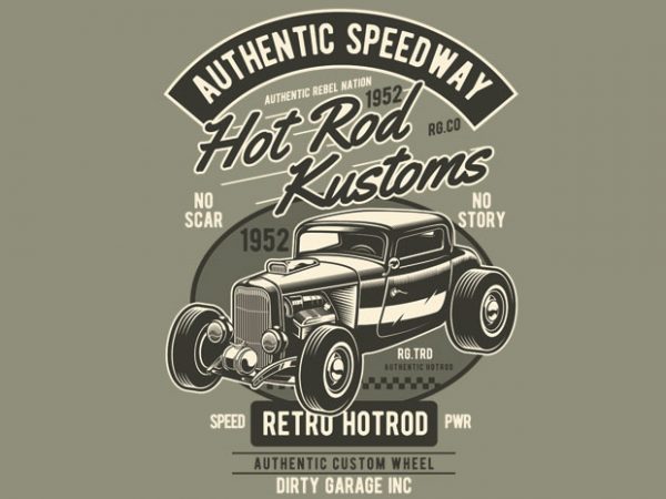 Hot Rod Kustoms graphic t shirt Hot Rod Kustoms graphic t shirt