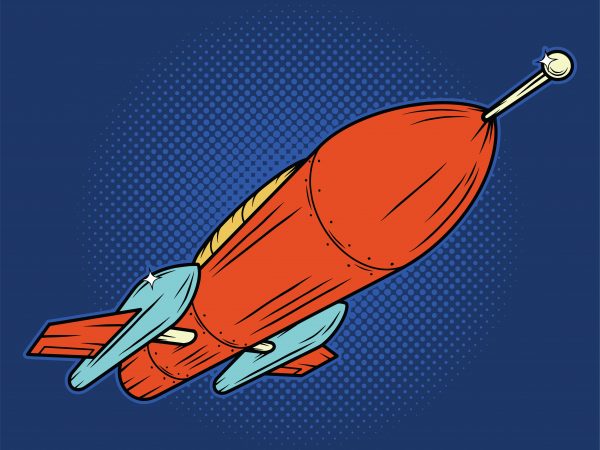 Spaceship. Vector T-Shirt Design Spaceship. Vector T-Shirt Design