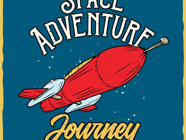 Space adventure. Vector T-Shirt Design Space adventure. Vector T-Shirt Design