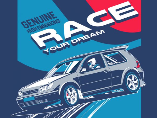 RACE t shirt design online RACE t shirt design online