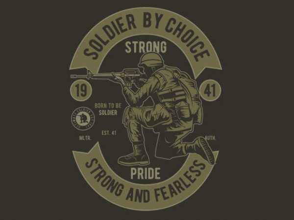 Soldier t shirt template vector Soldier t shirt template vector