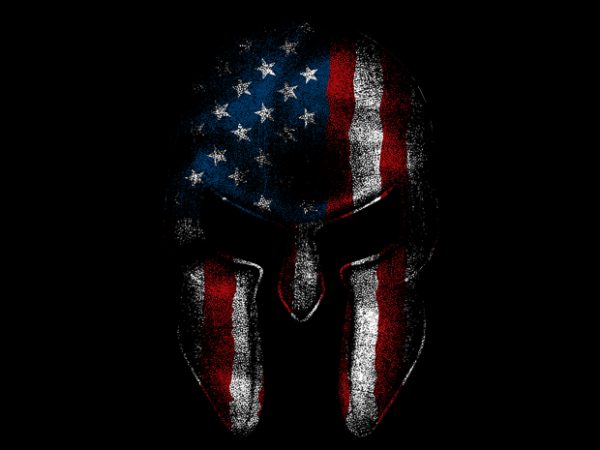 Spartan Warrior t shirt template vector Spartan Warrior t shirt template vector