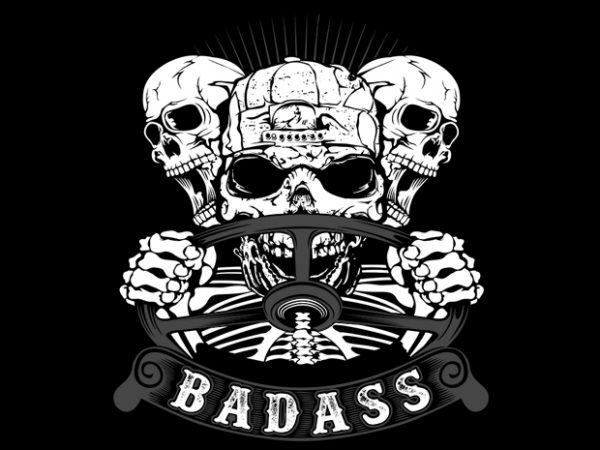 Badass Driver t shirt template Badass Driver t shirt template