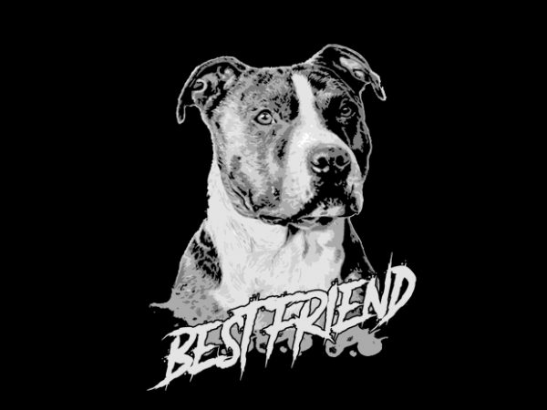 Pitbull Vector t-shirt design Pitbull Vector t-shirt design