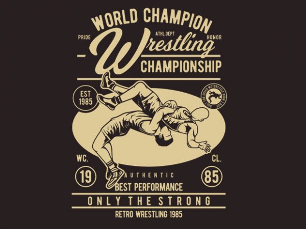 Wrestling t shirt design for sale Wrestling t shirt design for sale