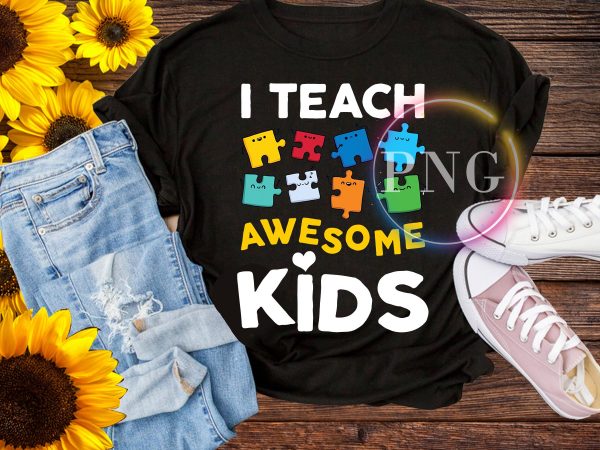 I teach awesome kids t shirt – teacher pride autism kid back to school I teach awesome kids t shirt – teacher pride autism kid back to school