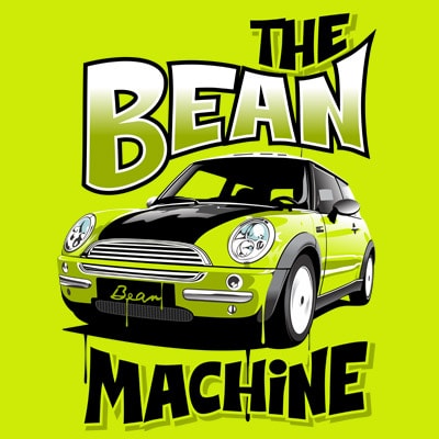 BEAN MACHINE t shirt template BEAN MACHINE t shirt template