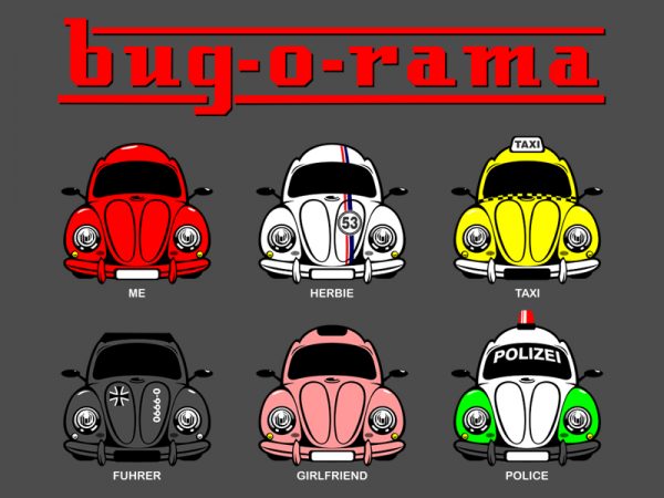 BUG-O-RAMA t shirt template BUG-O-RAMA t shirt template