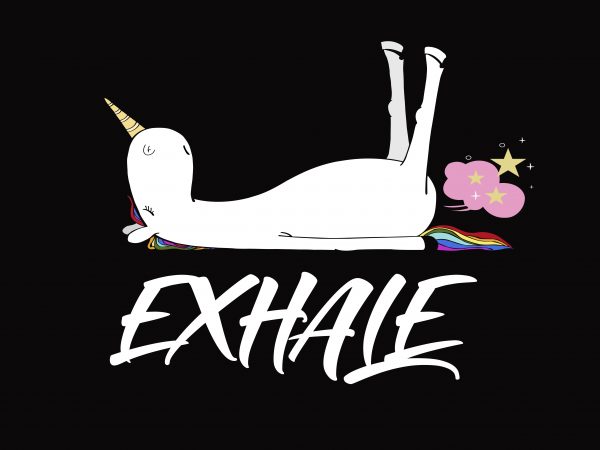 Exhale vector clipart Exhale vector clipart