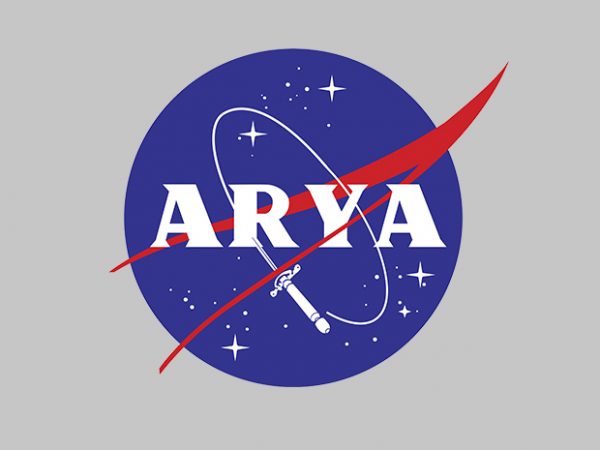Arya Funny Nasa t shirt vector Arya Funny Nasa t shirt vector