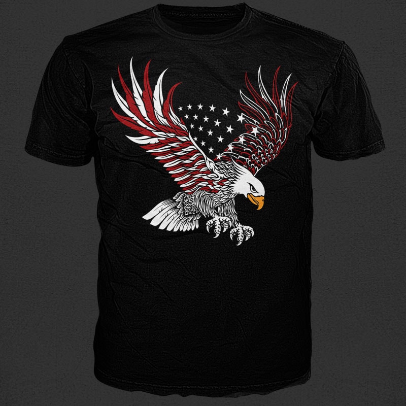 eagle tshirt design