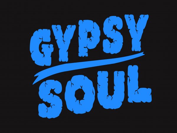 Gypsy Soul t shirt design template Gypsy Soul t shirt design template
