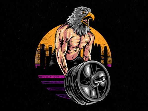 eagle gym Graphic t-shirt design eagle gym Graphic t-shirt design