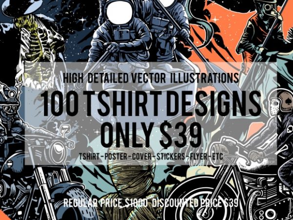 100 Tshirt Designs Big Bundle 100 Tshirt Designs Big Bundle
