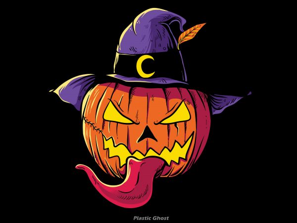 Pumpkin Head Halloween t shirt illustration Pumpkin Head Halloween t shirt illustration