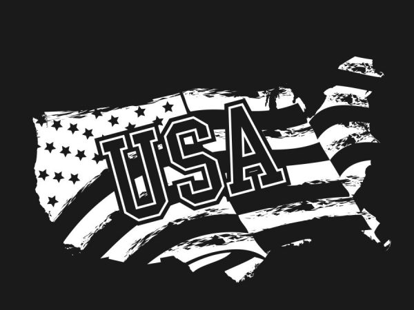 American (USA) flag design t-shirt American (USA) flag design t-shirt