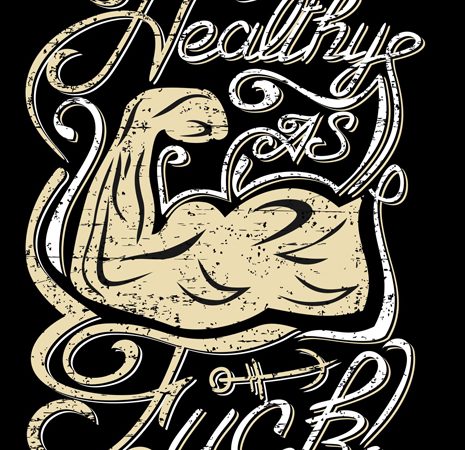 Healthy as fuck t-shirt design vector Healthy as fuck t-shirt design vector