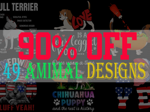 SPECIAL CAT DOG AND ANIMAL BUNDLE PART 2- 49 EDITABLE DESIGNS – 90% OFF-PSD and PNG – LIMITED TIME ONLY! SPECIAL CAT DOG AND ANIMAL BUNDLE PART 2- 49 EDITABLE DESIGNS – 90% OFF-PSD and PNG – LIMITED TIME ONLY!