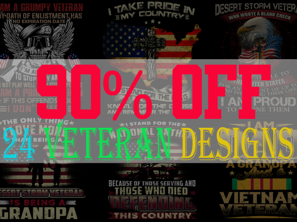 SPECIAL VETERAN BUNDLE PART 1- 24 EDITABLE DESIGNS – 90% OFF-PSD and PNG – LIMITED TIME ONLY! SPECIAL VETERAN BUNDLE PART 1- 24 EDITABLE DESIGNS – 90% OFF-PSD and PNG – LIMITED TIME ONLY!