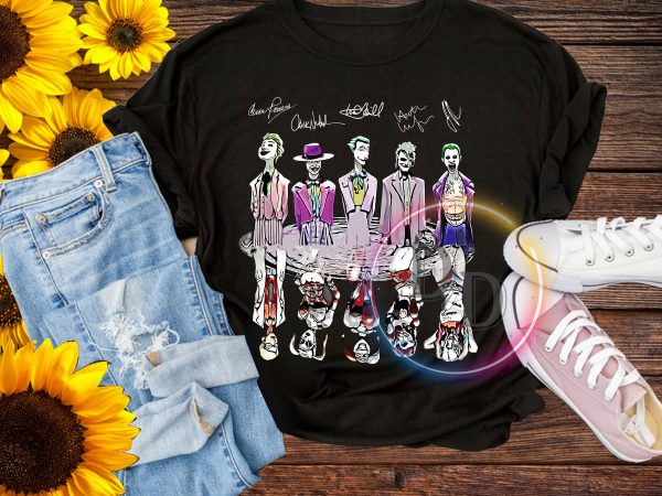 Joker harley quinn charater actors Halloween costume t shirt Joker harley quinn charater actors Halloween costume t shirt