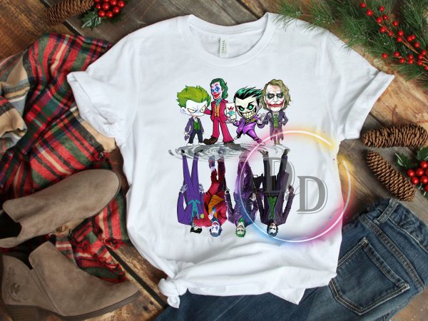 Joker chibi real Halloween costume design t shirt Joker chibi real Halloween costume design t shirt