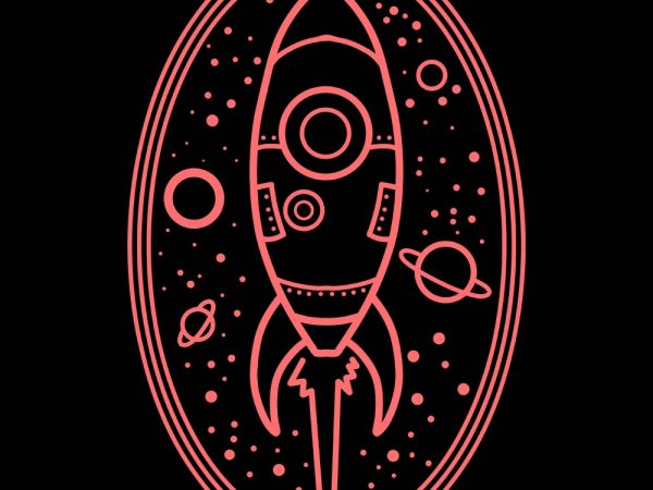 rocket vector t-shirt design rocket vector t-shirt design