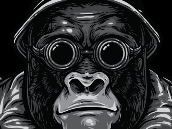 Big Bro – Gorilla Bikers t shirt template Big Bro – Gorilla Bikers t shirt template