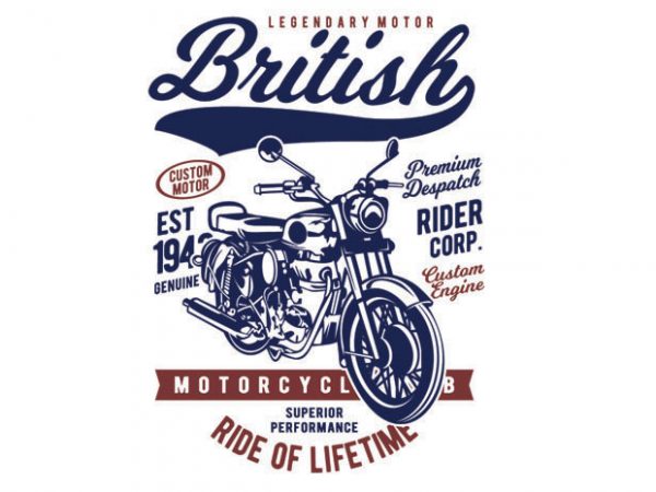 British Motorcycle t shirt template British Motorcycle t shirt template