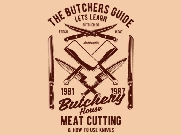 Butchery House Tshirt Design buy t shirt design Butchery House Tshirt Design buy t shirt design