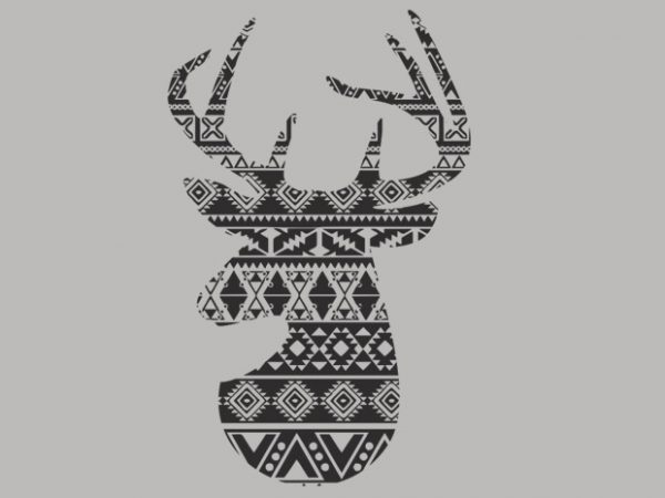 Deer 1 t shirt vector illustration Deer 1 t shirt vector illustration