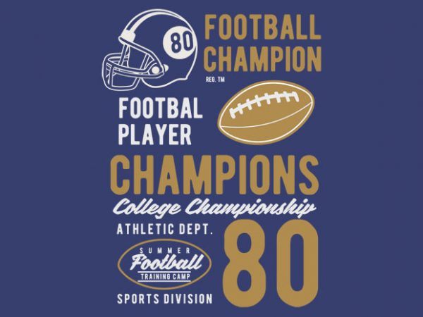 Football Champions tshirt design buy t shirt design Football Champions tshirt design buy t shirt design
