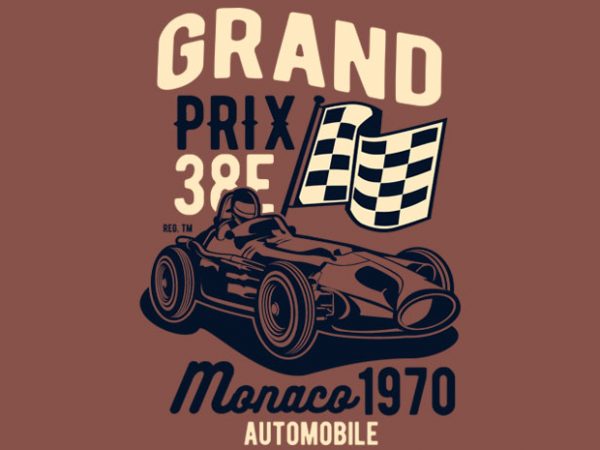 Grand Prix t shirt design template Grand Prix t shirt design template