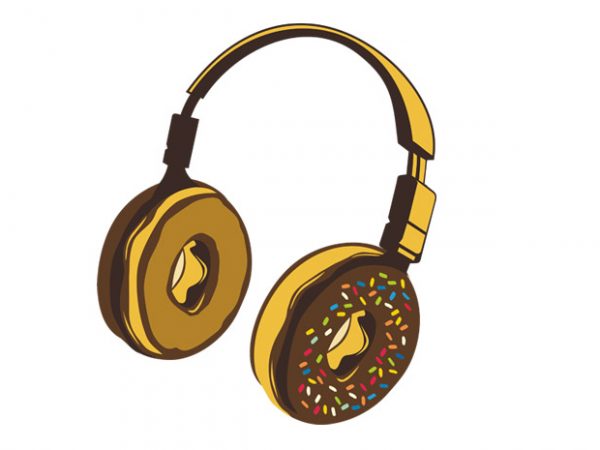 Headphone Donut buy t shirt design Headphone Donut buy t shirt design