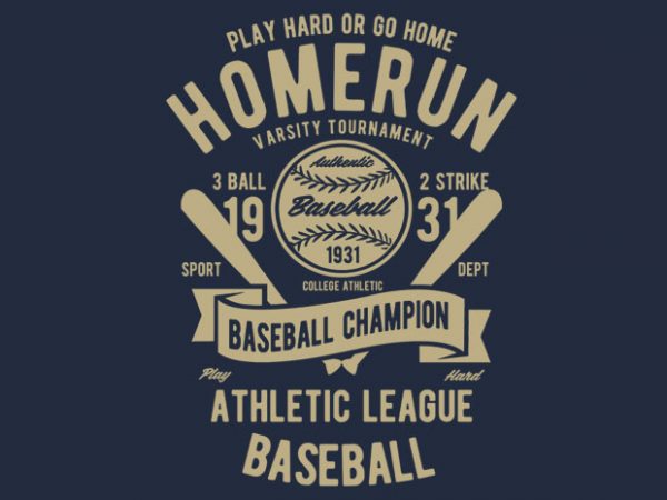Homerun Baseball vector design Homerun Baseball vector design