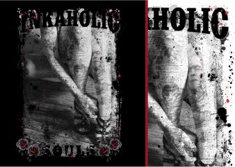 Inkaholic Souls Tattoo Tshirt Design buy t shirt design Inkaholic Souls Tattoo Tshirt Design buy t shirt design