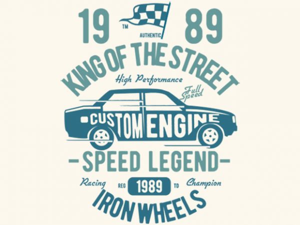 King Of The Street t-shirt design buy t shirt design King Of The Street t-shirt design buy t shirt design