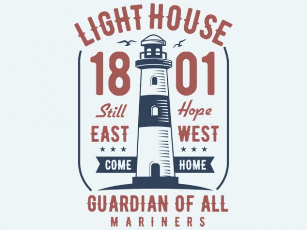Light House t-shirt design buy t shirt design Light House t-shirt design buy t shirt design