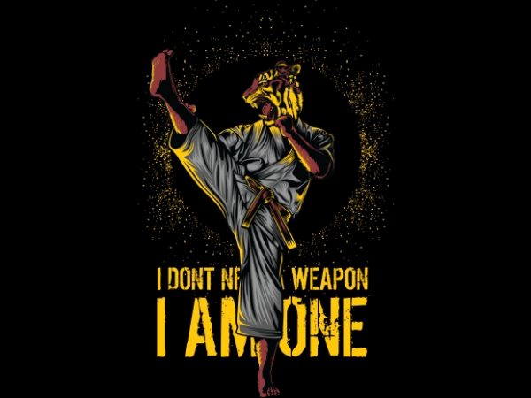 Martial Arts Tiger buy t shirt design Martial Arts Tiger buy t shirt design